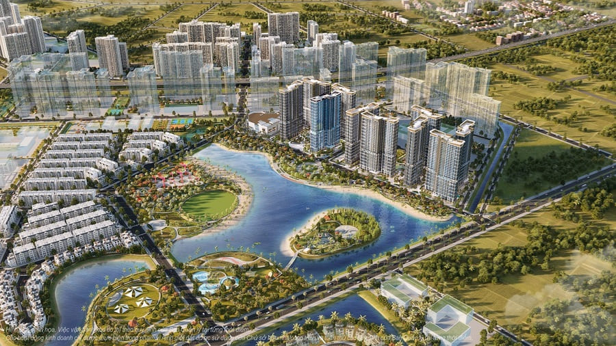 The Beverly nằm ở vị trí tâm điểm của đại đô thị Vinhomes Grand Park