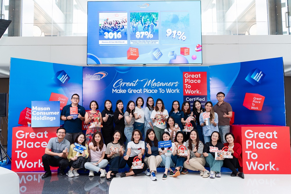 Masan Consumer 2 năm liên tiếp đạt “Great place to work”