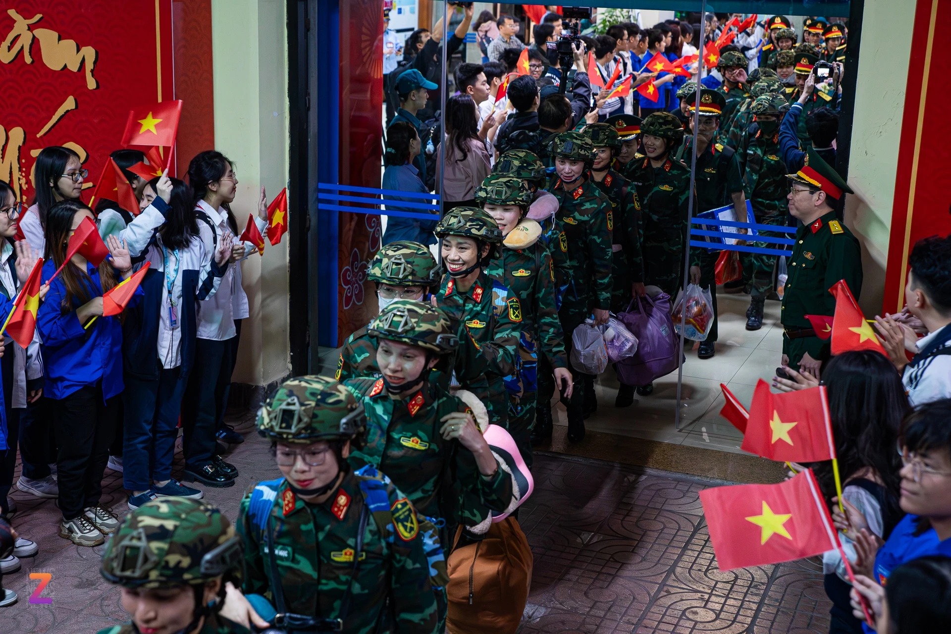 Những chuyến tàu đặc biệt chở hàng nghìn quân nhân tiến vào miền Nam thân thương