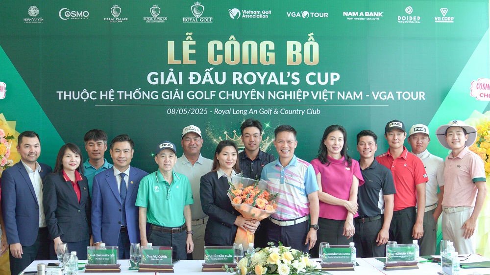 Royal’s cup 2025 chính thức ra mắt – giải golf chuyên nghiệp thuộc hệ thống vga tour do royal long an golf & country club và  hiệp hội golf việt nam đồng tổ chức